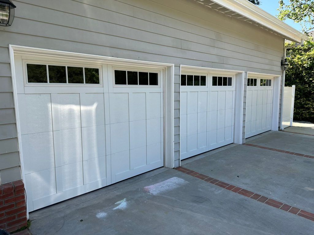 Steel garage door in Burbank